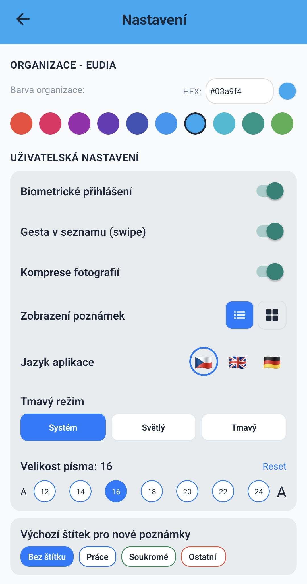 Poznámky Screenshot 2